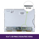 Pantalla LCD CPT 10.4" XGA 1024×768 - CLAA104XA01CW           