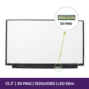 Pantalla LCD Chi Mei 13.3" WUXGA 1920×1080 - N133HCE-GP1      