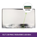 Pantalla LCD Chi Mei 13.3" WUXGA 1920×1080 - N133HSE-E21      