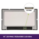 Pantalla LCD Chi Mei 14" WUXGA Slim 1920x1080 - N140HCA-E5B   