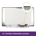 Pantalla LCD Chi Mei 14" WUXGA Slim 1920x1080 - N140HCN-EA1