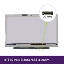 Pantalla LCD LG Philips 14" WXGA - 1366x768 - LP140WH6-TSA3   
