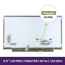 Pantalla LCD Samsung 11.6" WXGA HD - 1366x768 LED Glossy      