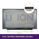 Pantalla LCD HKC 15.6 FULL HD  1920x1080 - MB156CS01-8
