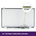 Ecrã LCD InnoLux 14" WXGA HD 1366x768 - N140BGA-EA3